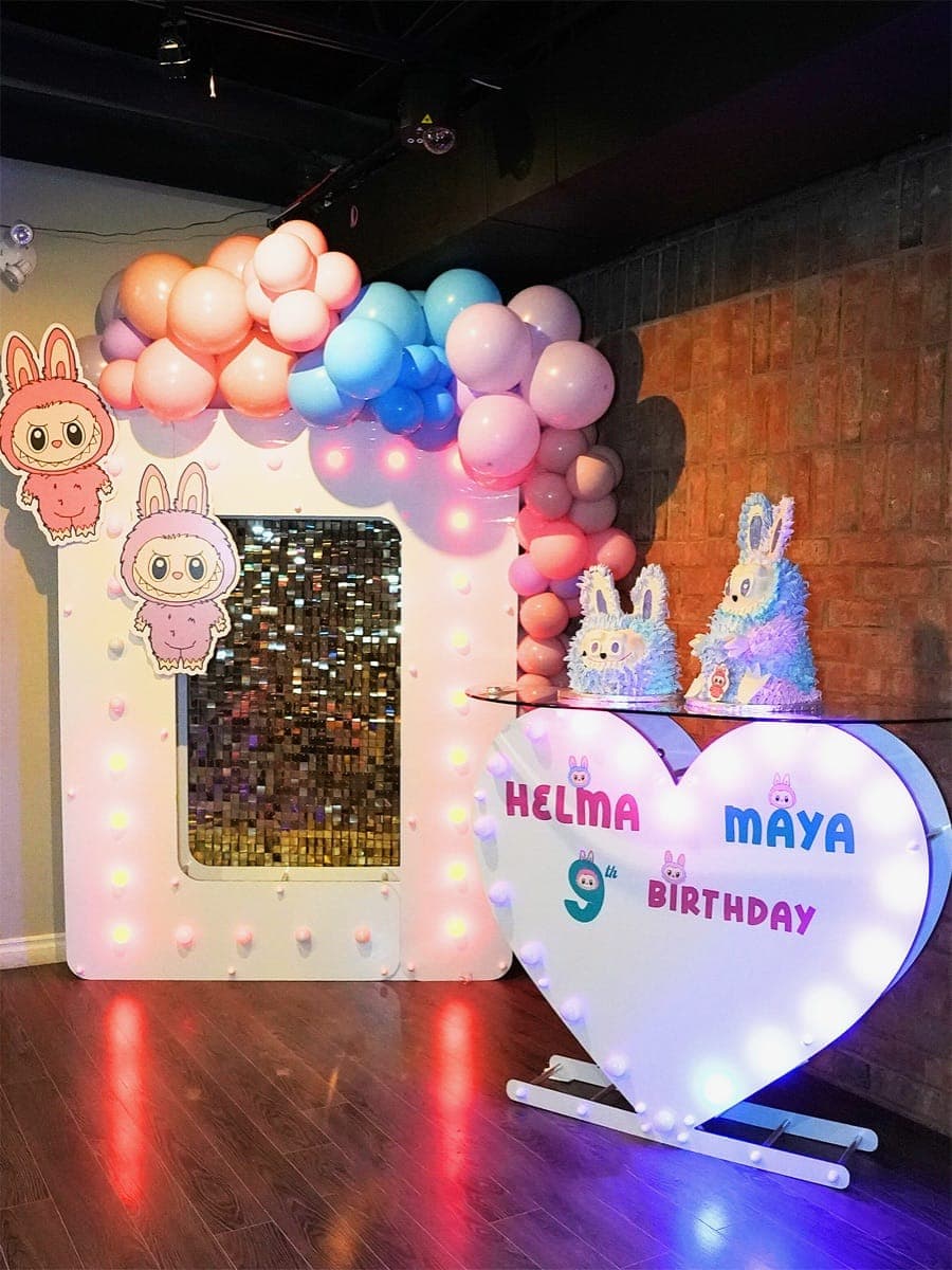 Luxury balloon arch and event decor installation by Party Boutiques serving the GTA
