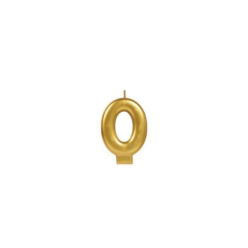 #0 Gold Metallic Candle