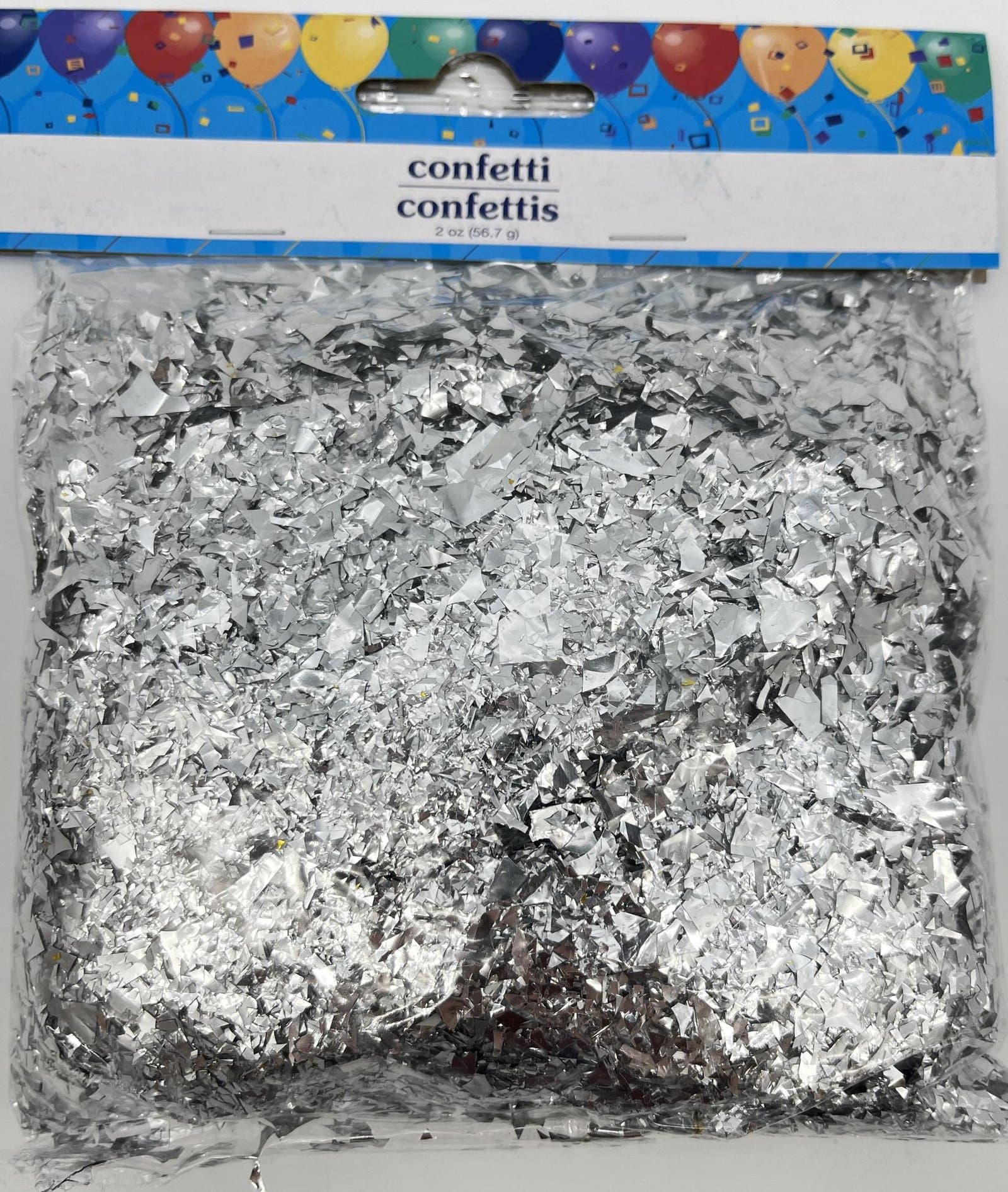Confetti - Foil Shreds, Silver, 2oz