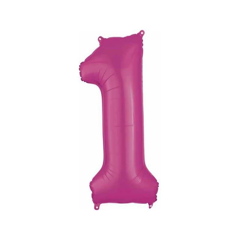 "1" SS Hot Pink Foil