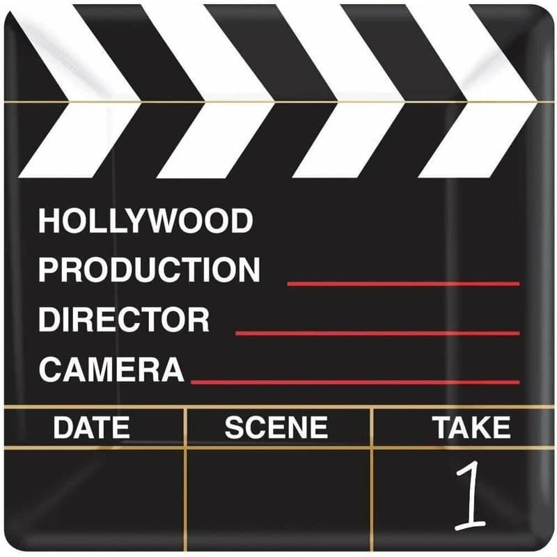 10" Director's Cut Square Paper Plates 18ct