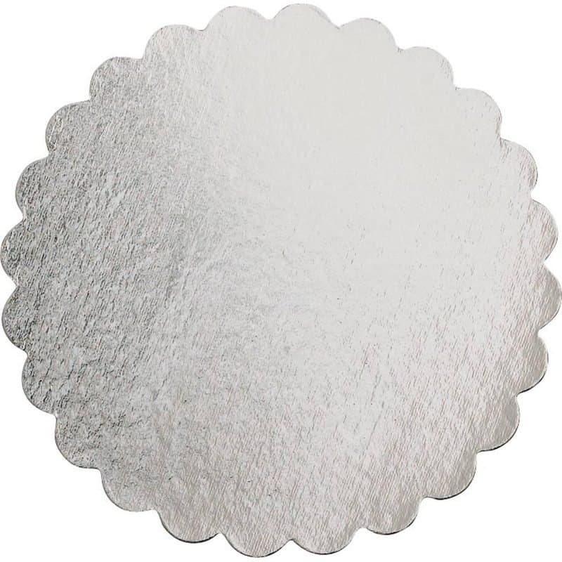 10" Silver Cake Board