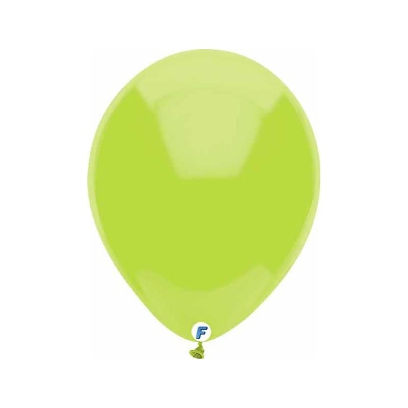 12" Funsational Lime Green Latex Balloons 100ct