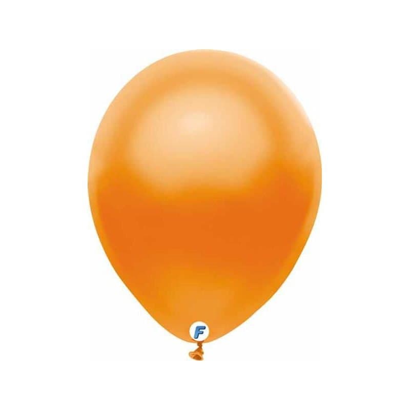 12" Funsational Pearl Orange Latex Balloons 100ct
