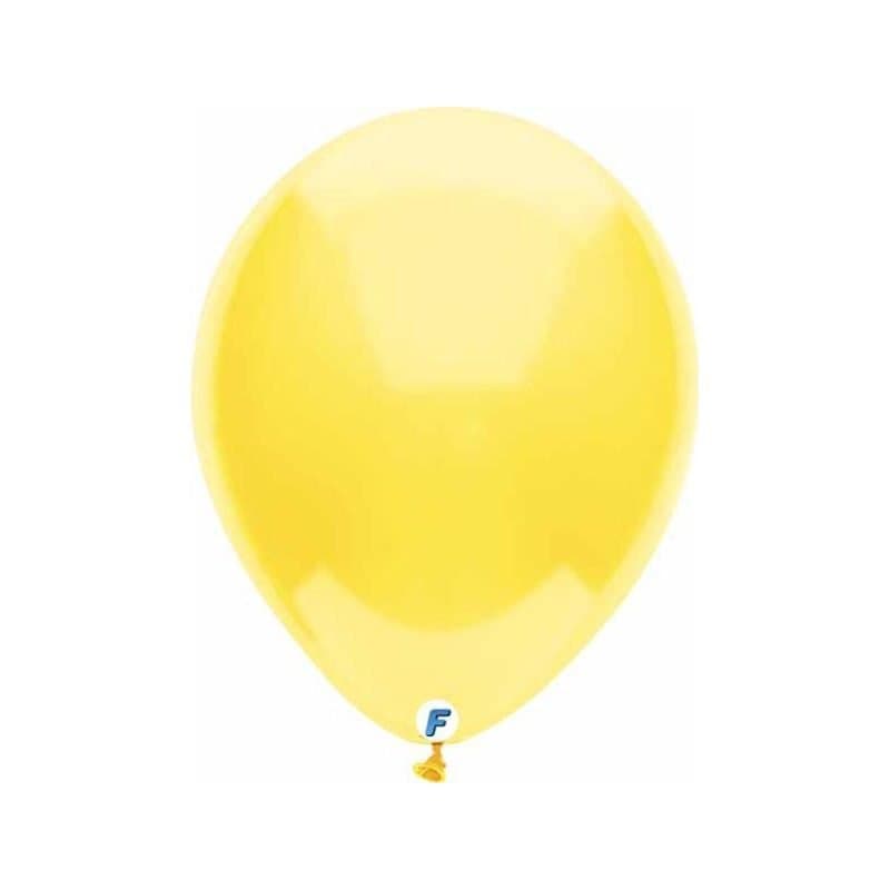 12" Funsational Yellow Latex Balloons 50ct