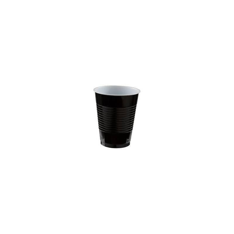 12 oz Drinking Cups - Black 20 ct
