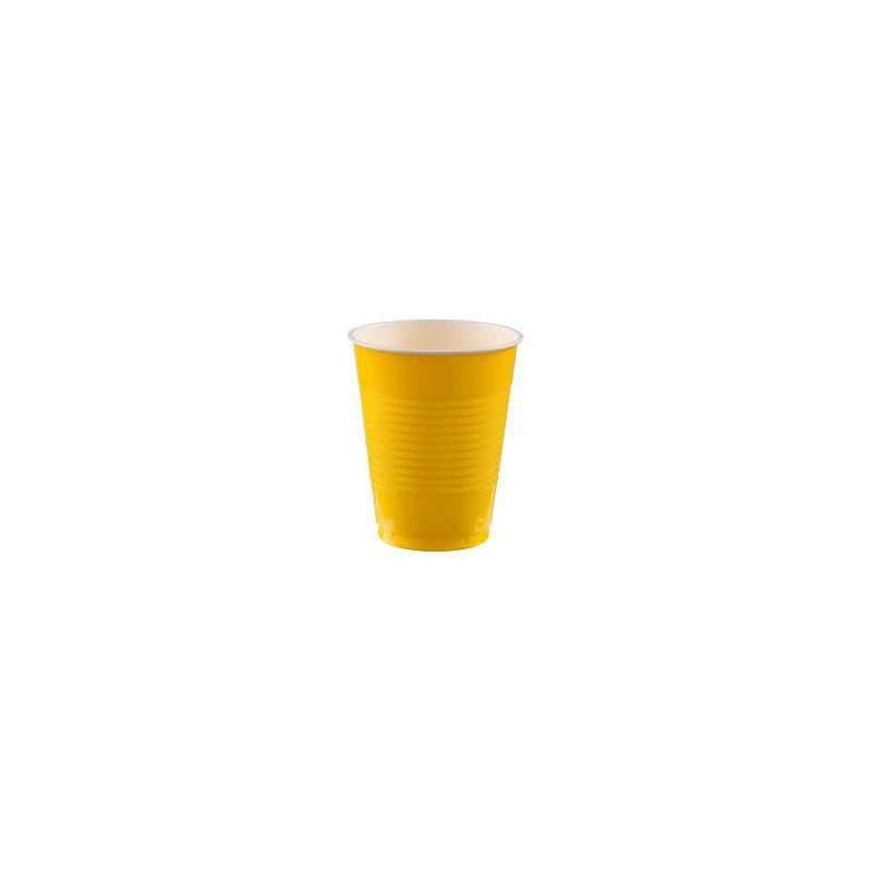 12oz Drinking Cups - Yellow 20ct