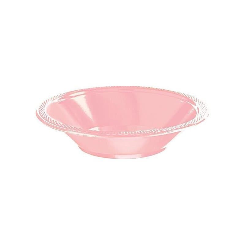 12oz Plastic Bowls New Pink 20ct