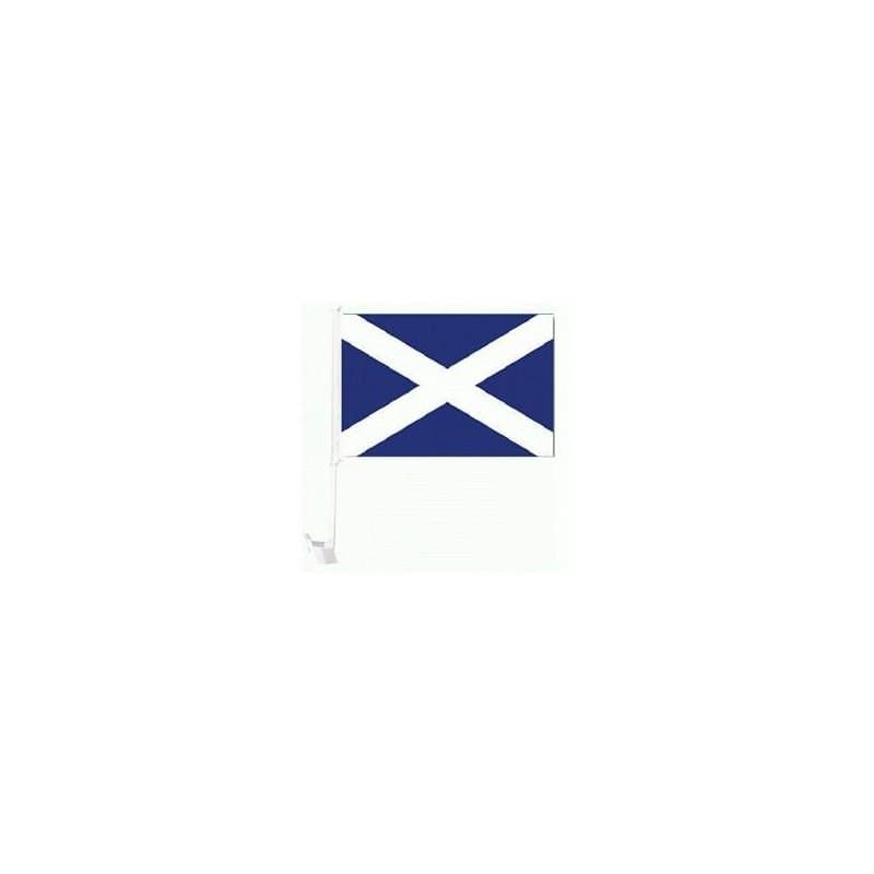 12"x18" Car Window Flag, Heavy Duty Mount - Scotland