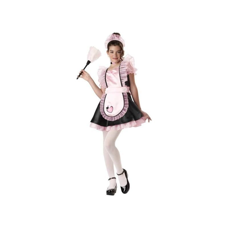 157 / French Maid - Kids Costume (Large 10-12)
