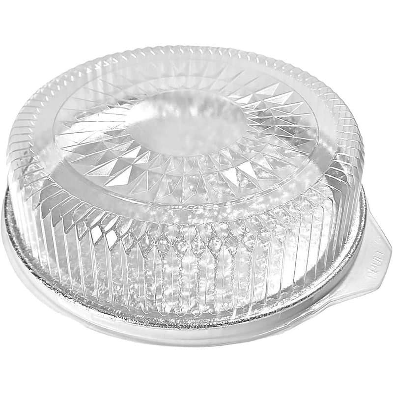 16" Round Foil Tray w/lid - Set