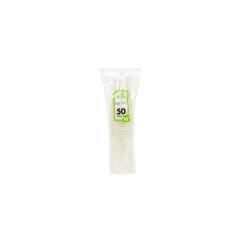 16oz Plastic Cups - 50pk