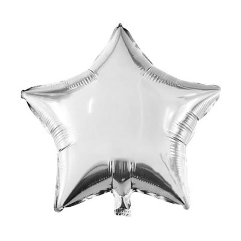 17" Foil Balloon - Silver Star