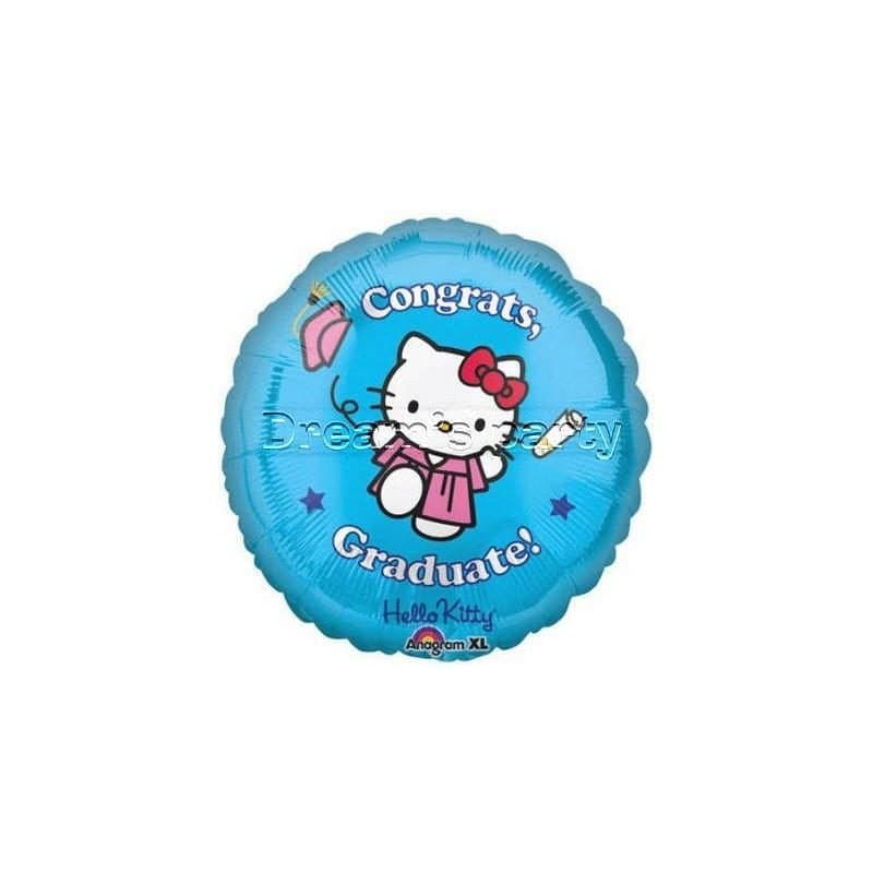 18" Congrats Grad Hello Kitty Foil
