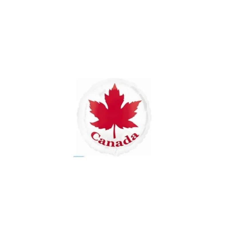 18" Foil Balloon - Canada Flag