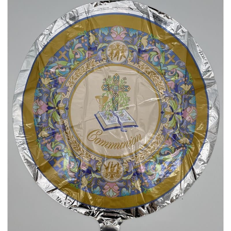 18" Foil Balloon - Communion Celebration, Round