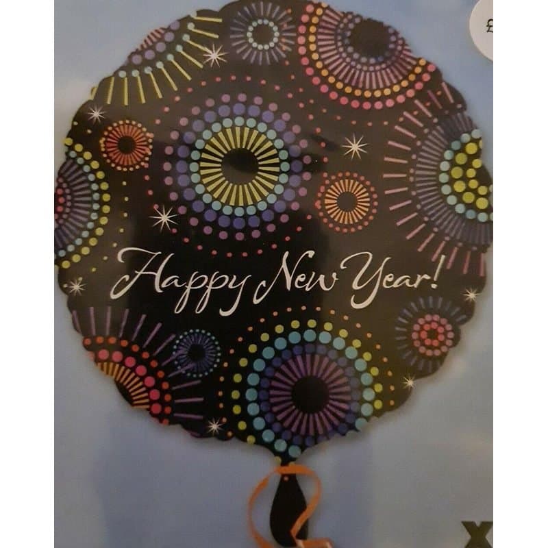 18" Foil Balloon - HNY Round