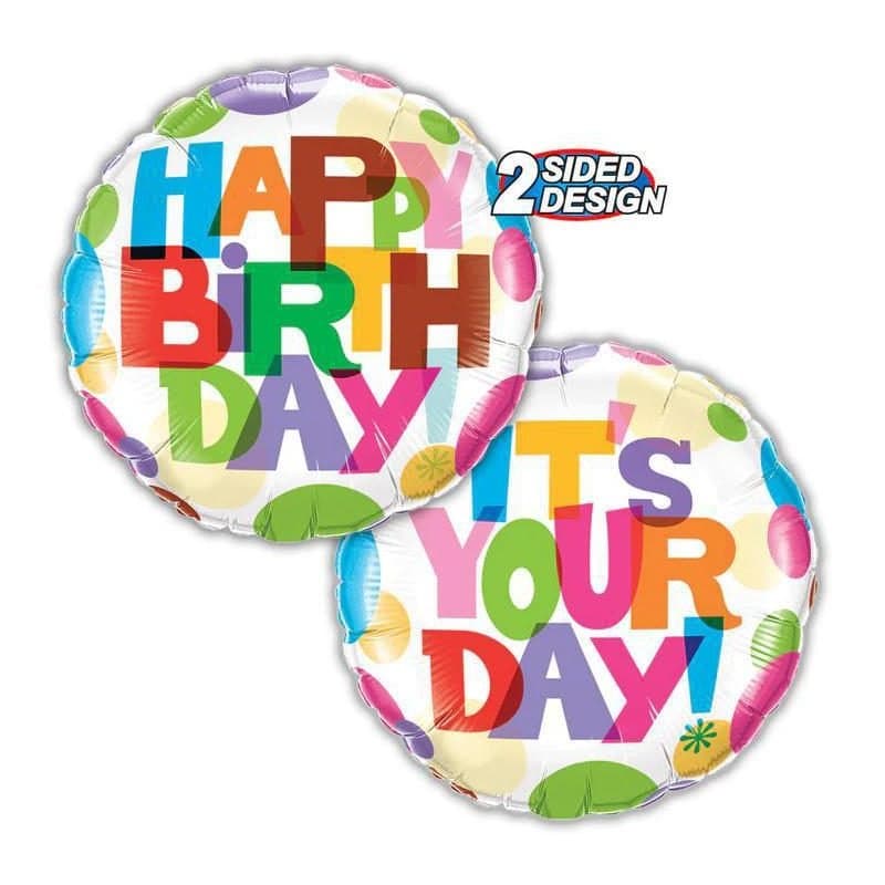 18" Foil Balloon - It's Your Day