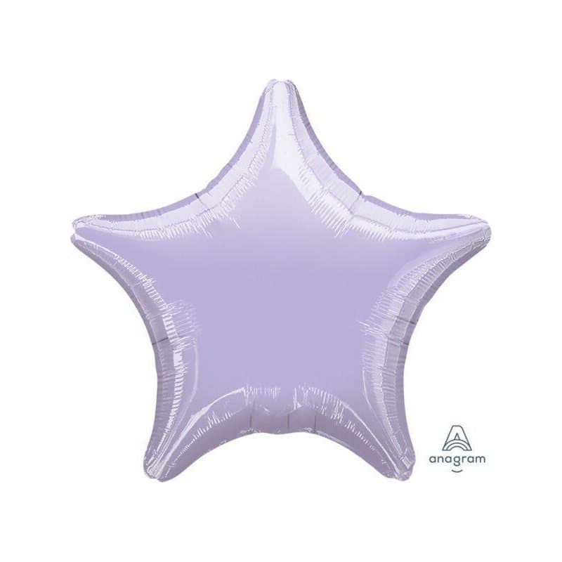 18" Foil Balloon - Lilac Star