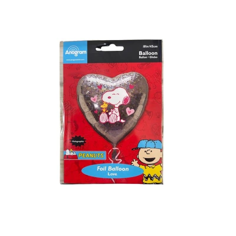 18" Foil Balloon - Love Snoopy, Heart