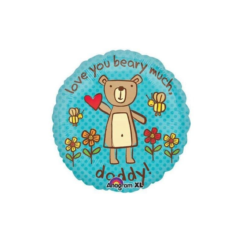 18" Foil Balloon - Love You Beary Much Daddy