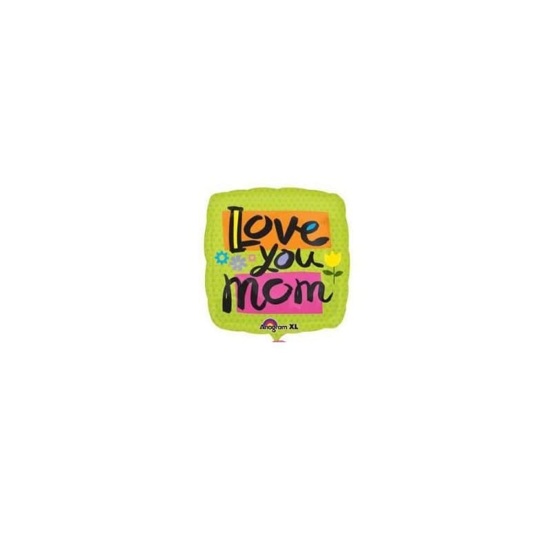 18" Foil Balloon - Love You Mom