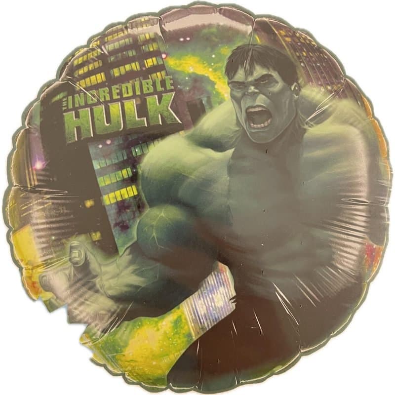 18" Foil Balloon - "The Incredible Hulk", Round