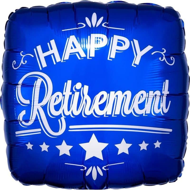 18" Happy Retirement Foil