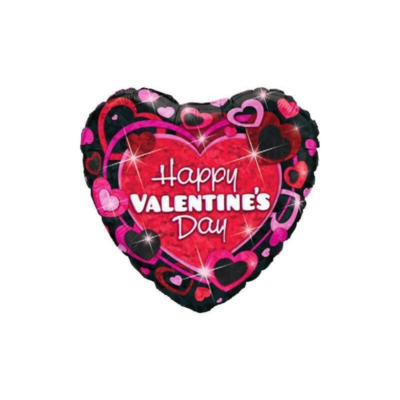 18" Happy Valentines Day Heart Foil