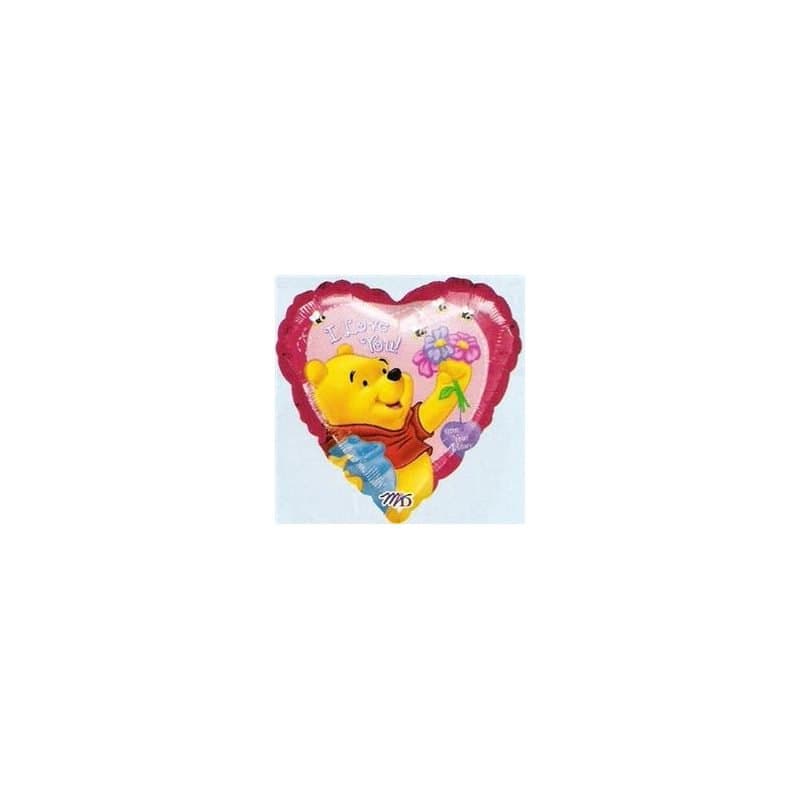 18" I Love You Winnie Heart Foil