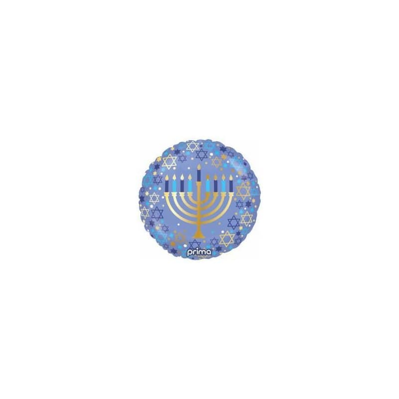 18" Menorah Candle Foil Balloon