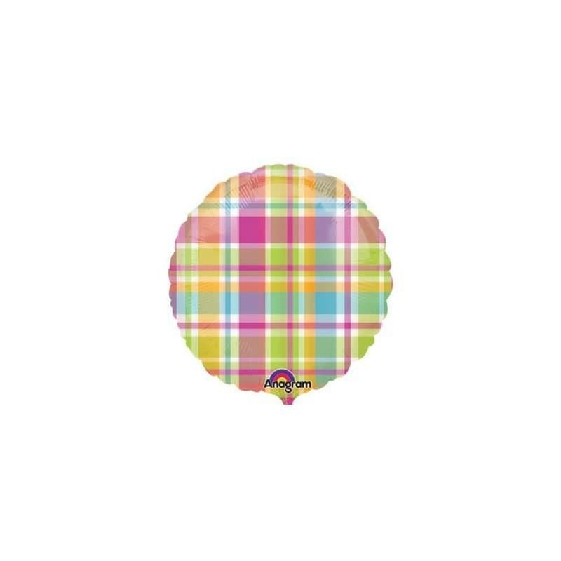 18" Pastel Plaid