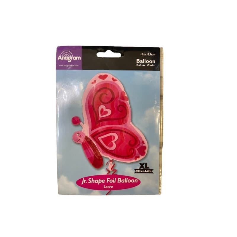 18" Valentine Butterfly Foil