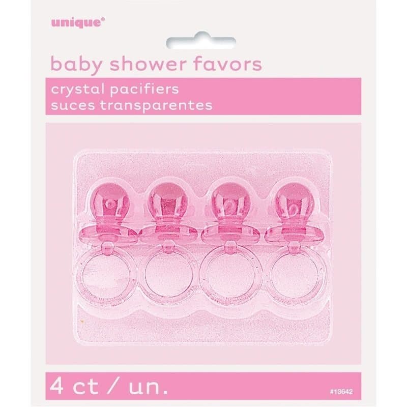 2" Pacifier Crystal 4ct