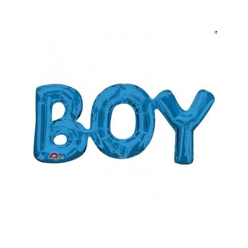 20" "BOY" Air Filled Balloon - Personalized