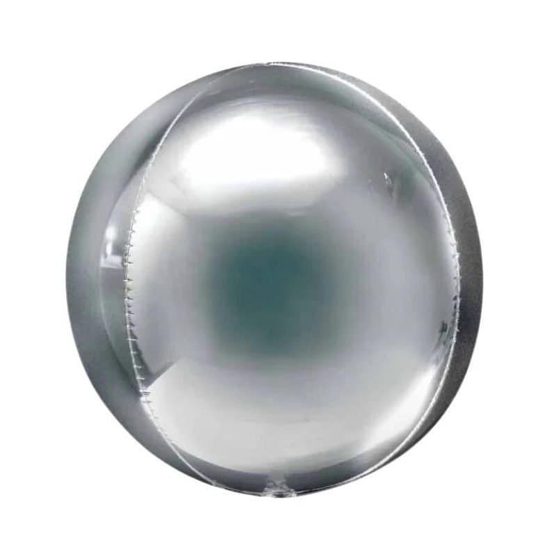 21" Orbz Balloon - Silver, Jumbo