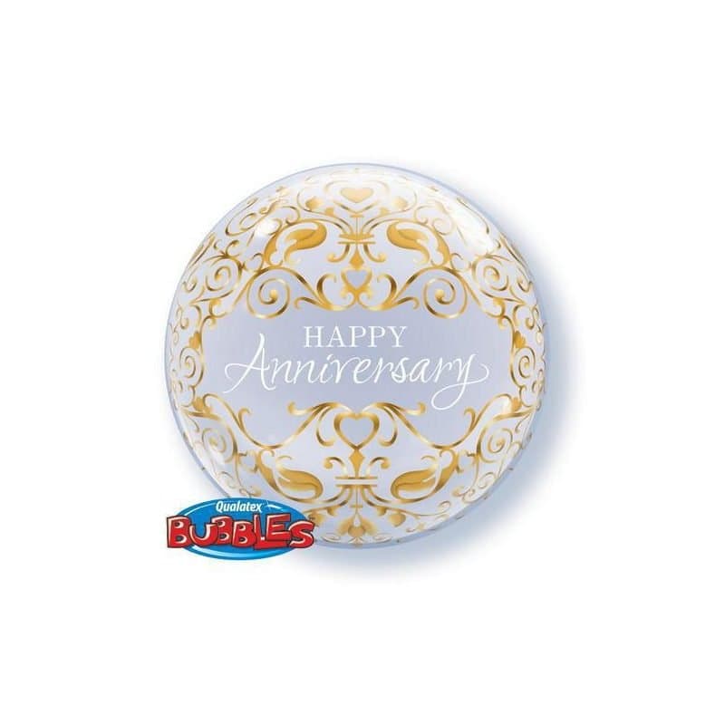 22" Bubble Balloon - "HAPPY Anniversary"