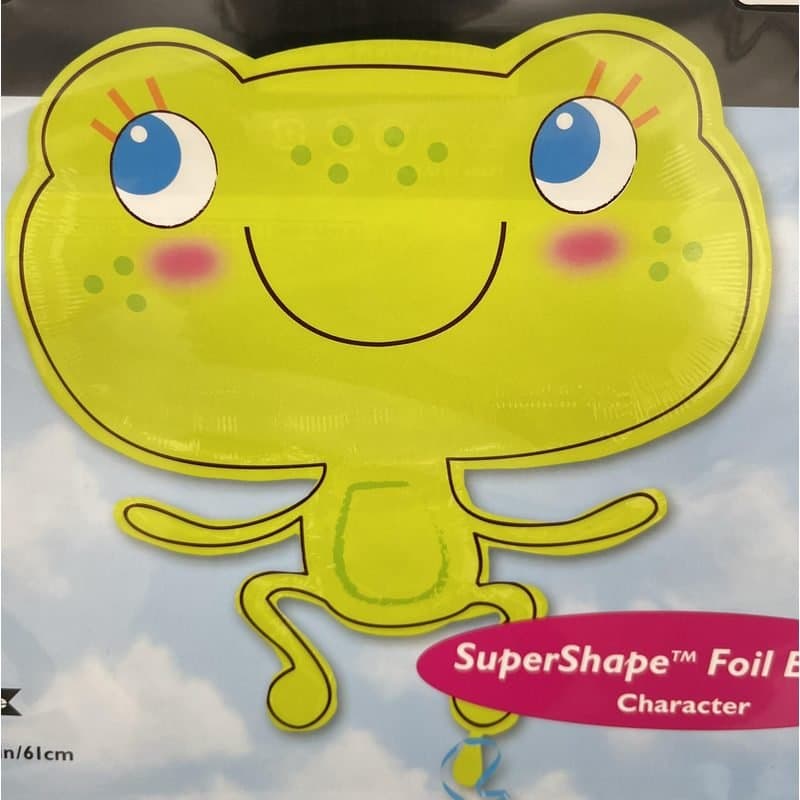 24" Foil Balloon - FROG, Super Shape