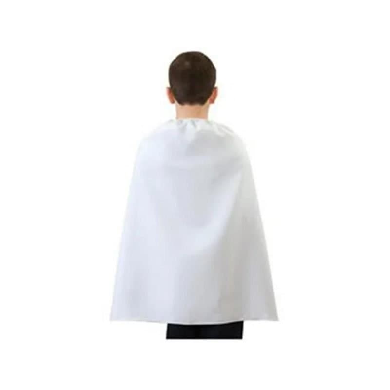 26" Super Hero Cape White (One Size)