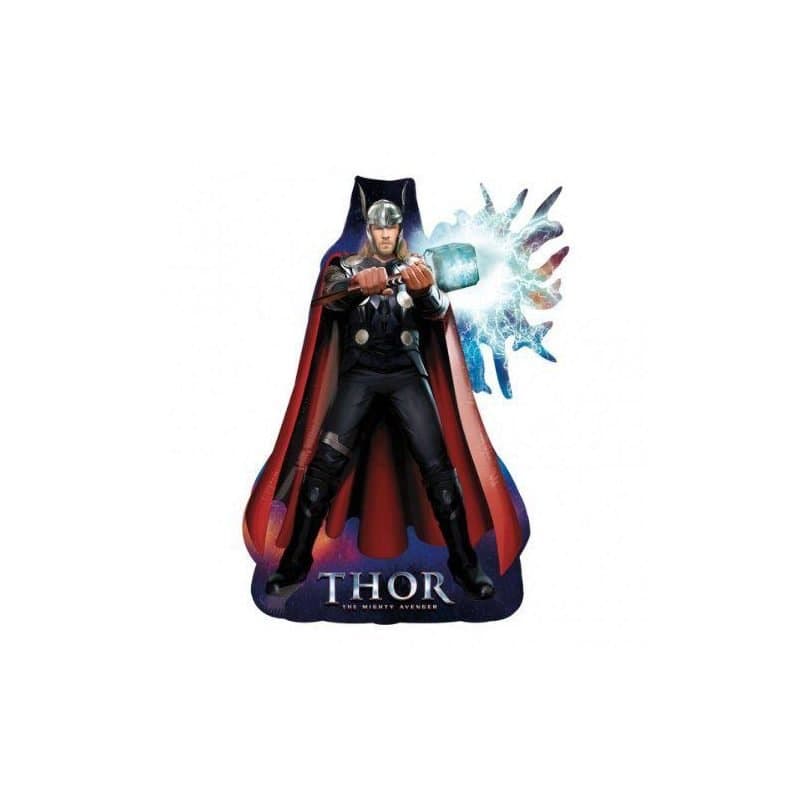 33" Foil Balloon - "THOR" The Mighty Avenger, Super Shape, 21" x 33"