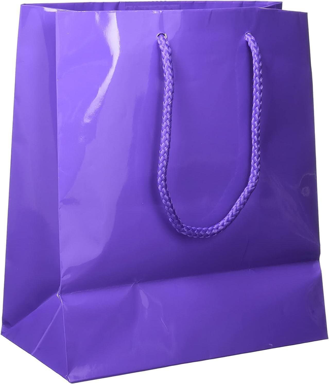 Bag Glossy Med New Purple