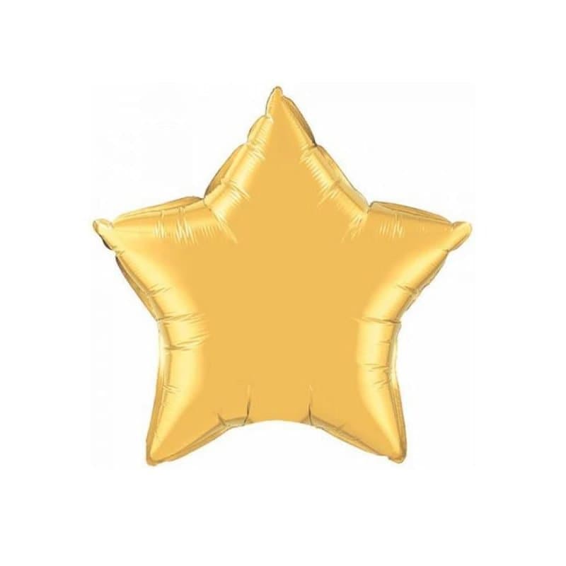 36" Foil Balloon - Metallic Gold, Star