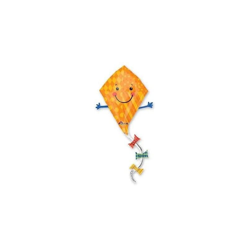 46" Foil Balloon - Happy Kite, Super Shape