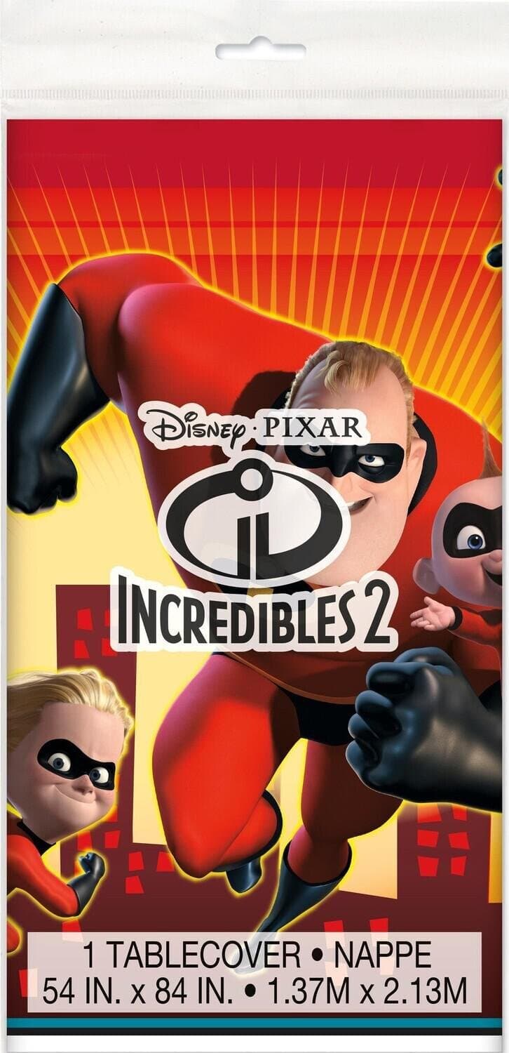 54"x84" Incredibles 2 Plastic Table Cover