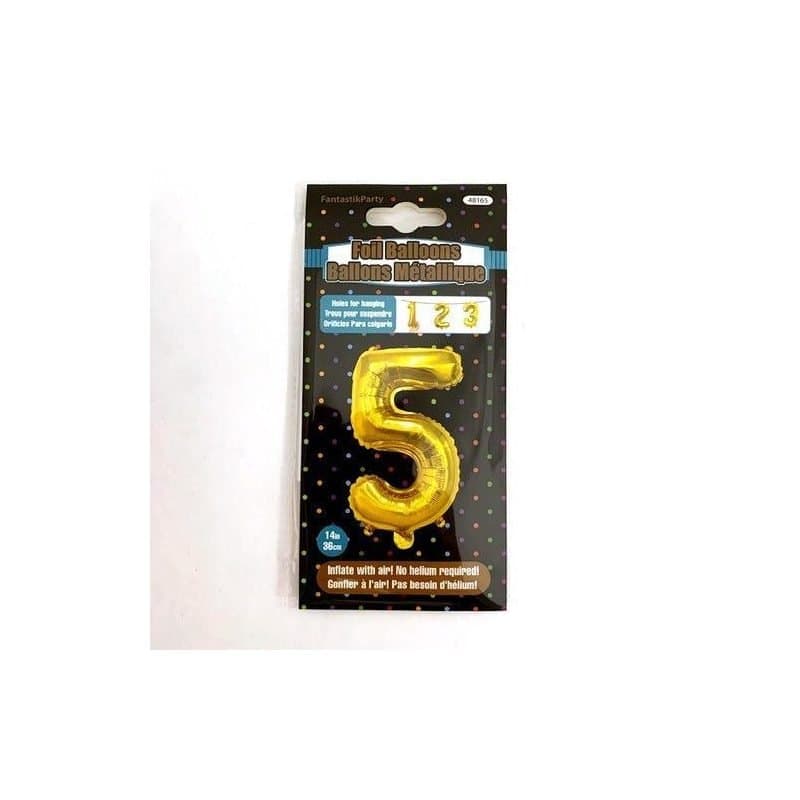 "5" 14" Gold Foil Air Filled