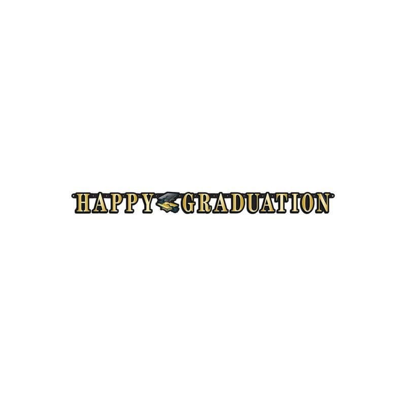 5 Ft. Happy Graduation Banner