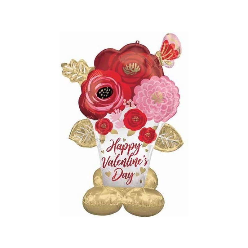 53" Painted Flowers Valentines Airloonz