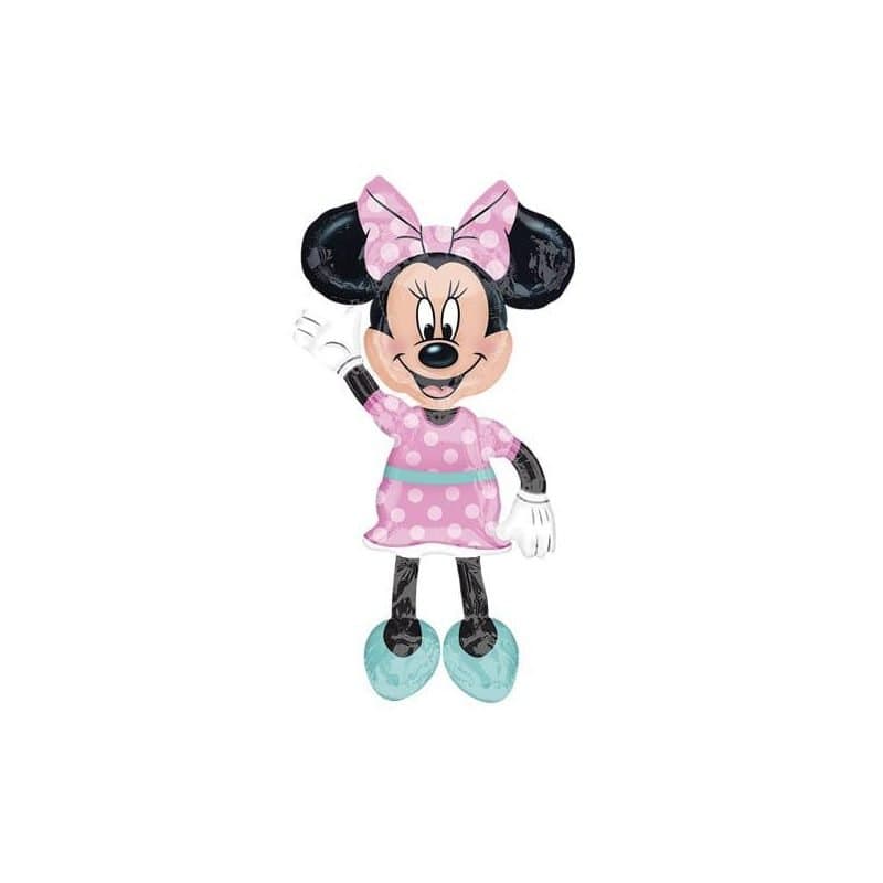 54" Foil Balloon - Minnie Mouse, AirWalker, 54" Tall