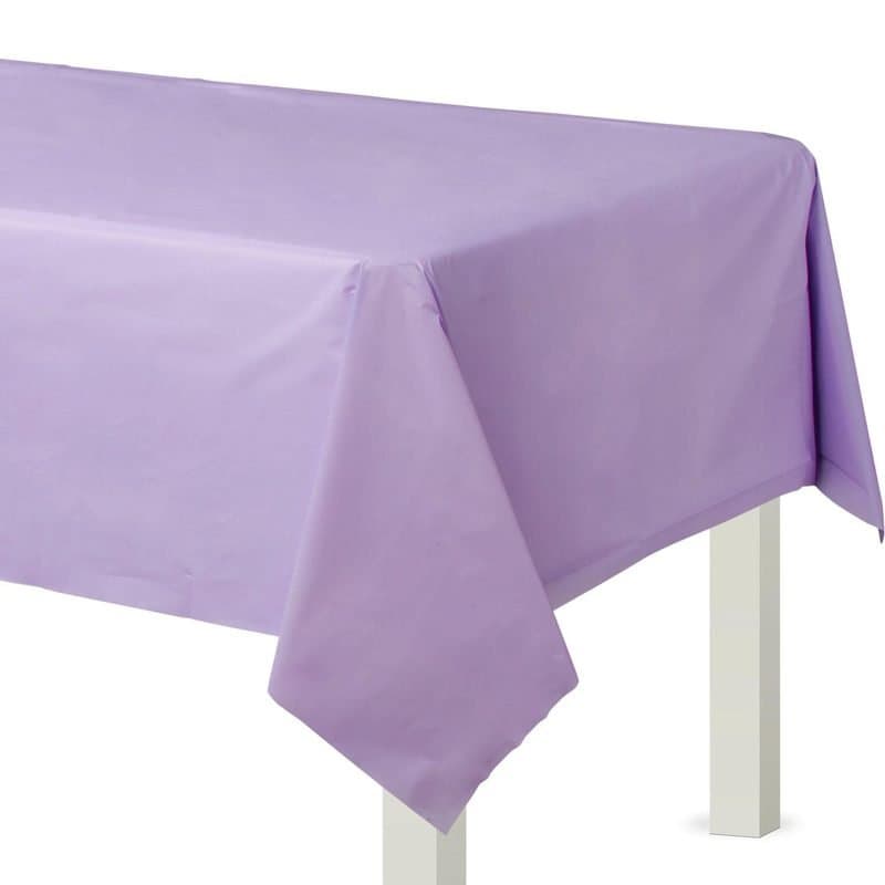 54"x108" Rec. Plastic Table Cover - Lavender