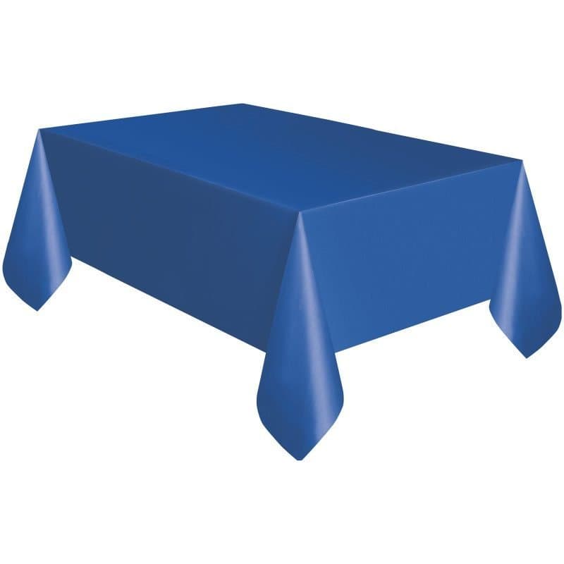 54"x108" Rec. Plastic Table Cover - Royal Blue